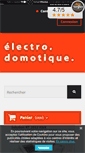Mobile Screenshot of electro-domotique.fr